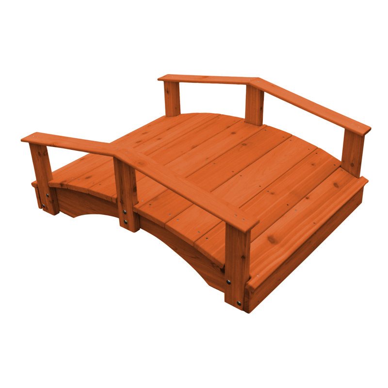 A&L Furniture Oriental Garden Bridge Wayfair